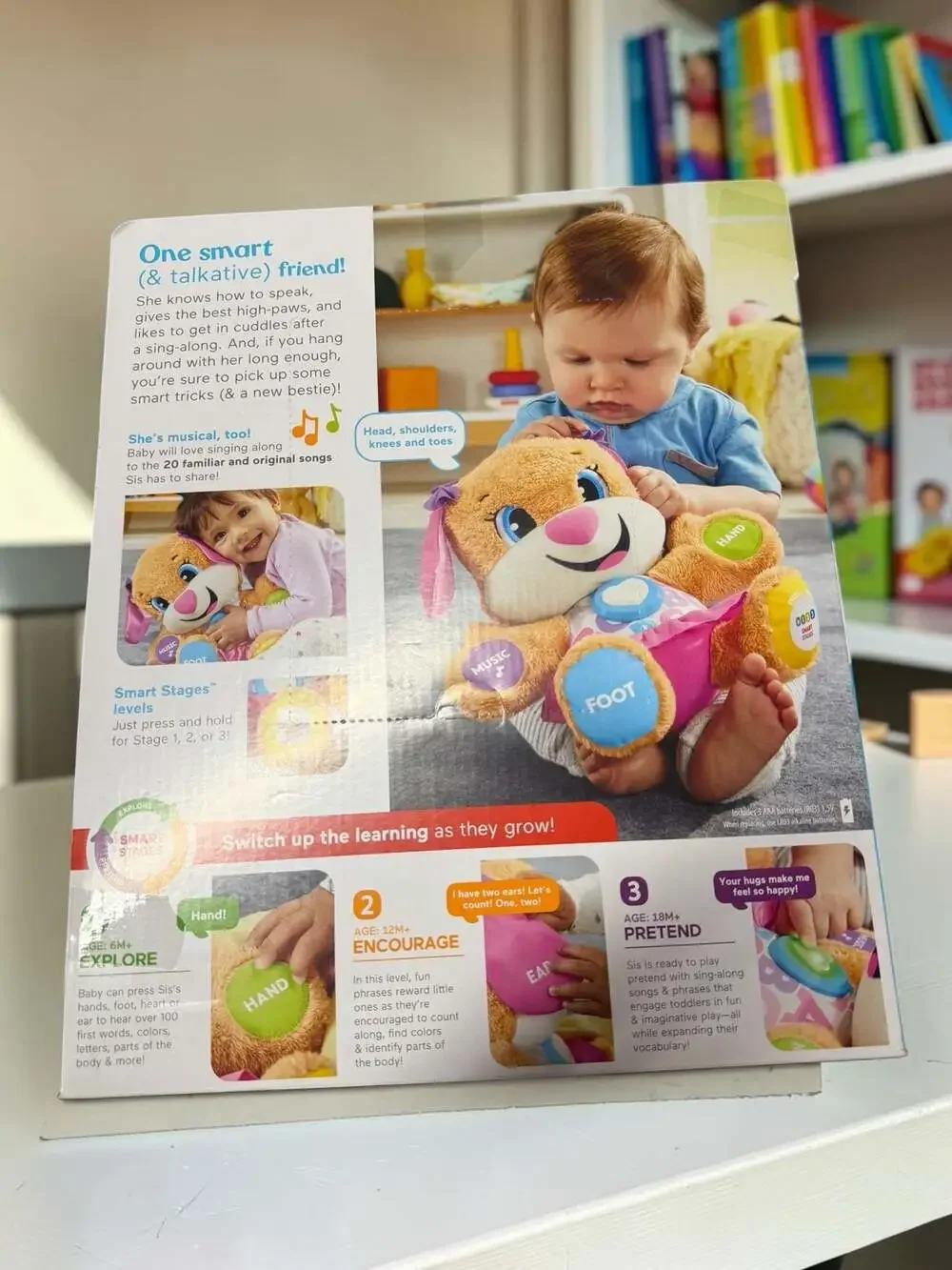 Fisher-Price Laugh and Learn Smart Stages Sis, 75+ Songs and Sounds - .com,